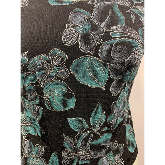 Alex Evenings 2-Piece Womens Floral Print Jacket & Tank Set 1X - Picture 8 of 9